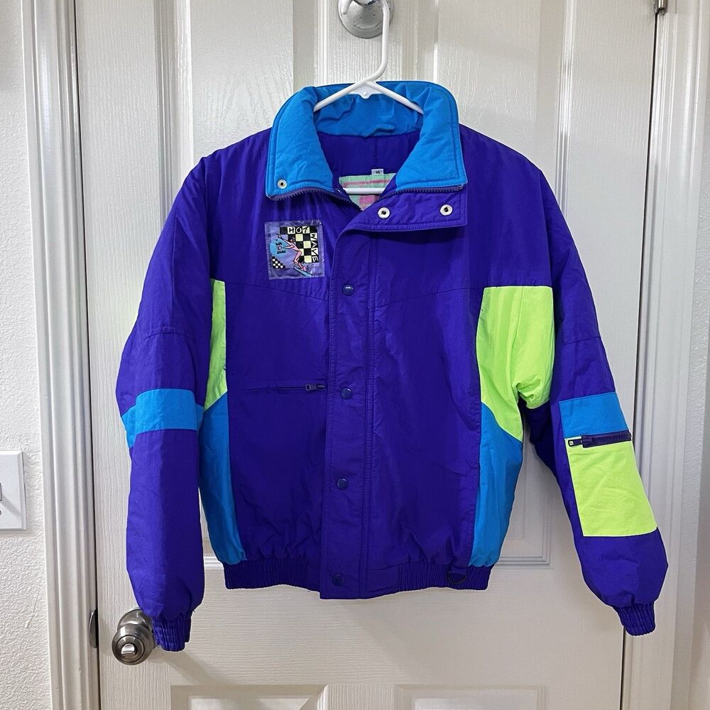 Vintage Hot Gear Waterproof Insulated Winter Jacket 80s Hot Wave Youth Size 14